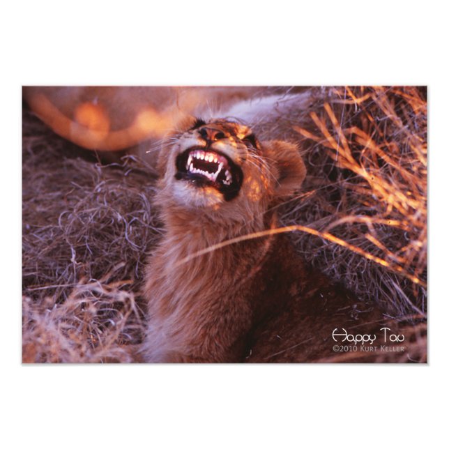 Happy Tau Photo Print (Front)
