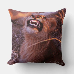 Happy Tau Throw Pillow
