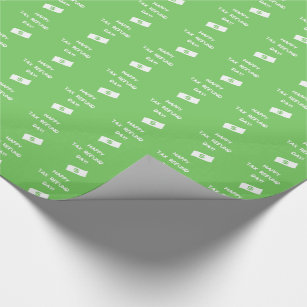 Happy Tax Refund Day Dollar Signs Symbol Wrapping Paper