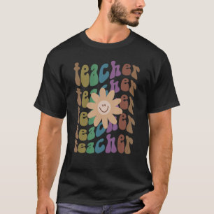 Happy TEACHER  I Teach School Elementary Squad Ret T-Shirt