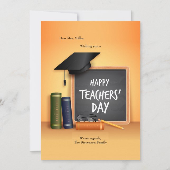Happy Teacher's Day Card (Front)