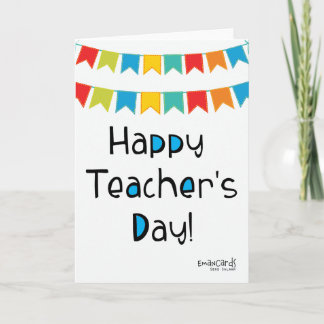 Happy Teacher's Day Card