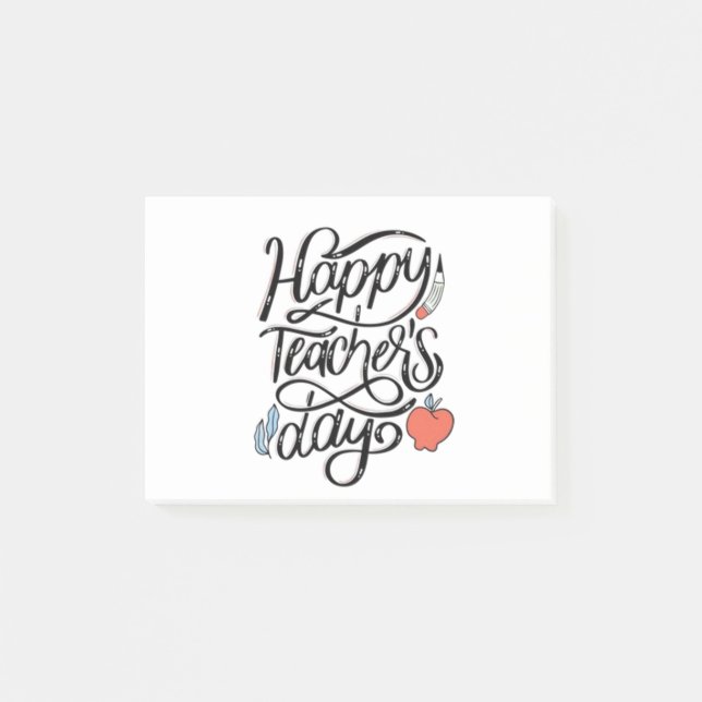 Happy Teachers Day Post-it Notes (Front)