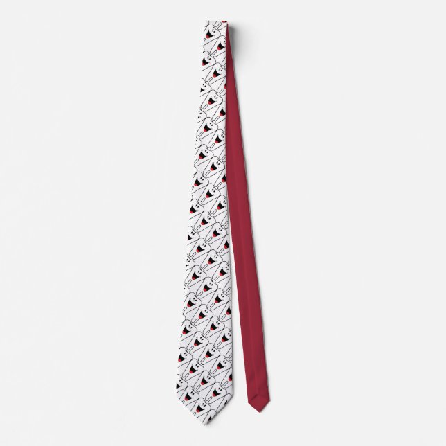 Happy teeth customizable for your Dental practice Tie (Front)