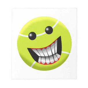 HAPPY TENNIS BALL NOTEPAD