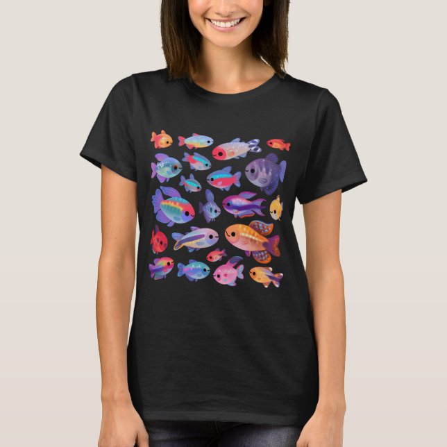 Happy tetra T-Shirt (Front)