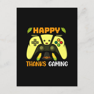 Happy Thanks Gaming Funny Enclosure Card