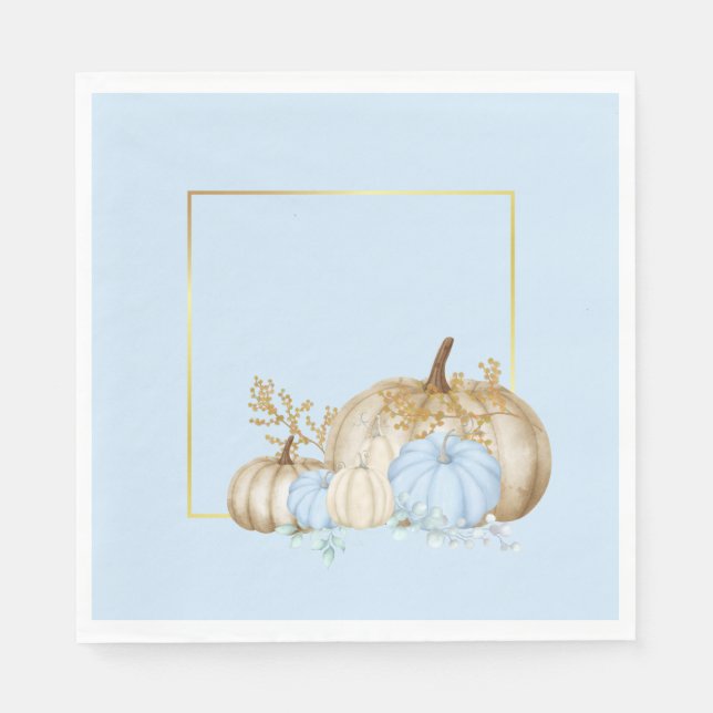 Happy thanks giving Paper Plate Napkin (Front)