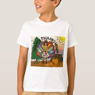 Happy Thanks Vegan Thanksgiving Turkey T-Shirt