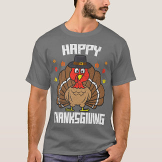 Happy Thanksgiving 2022 Funny Turkey Day Autumn Fa T-Shirt