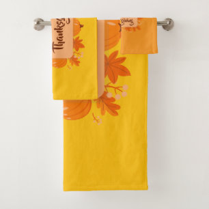 Happy Thanksgiving 2 Bath Towel Set