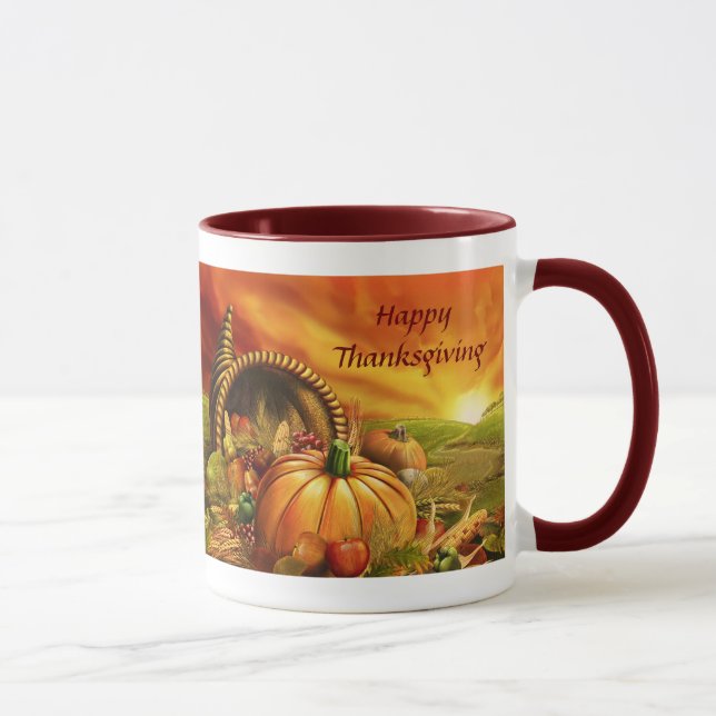 Happy Thanksgiving 2 Mug (Right)