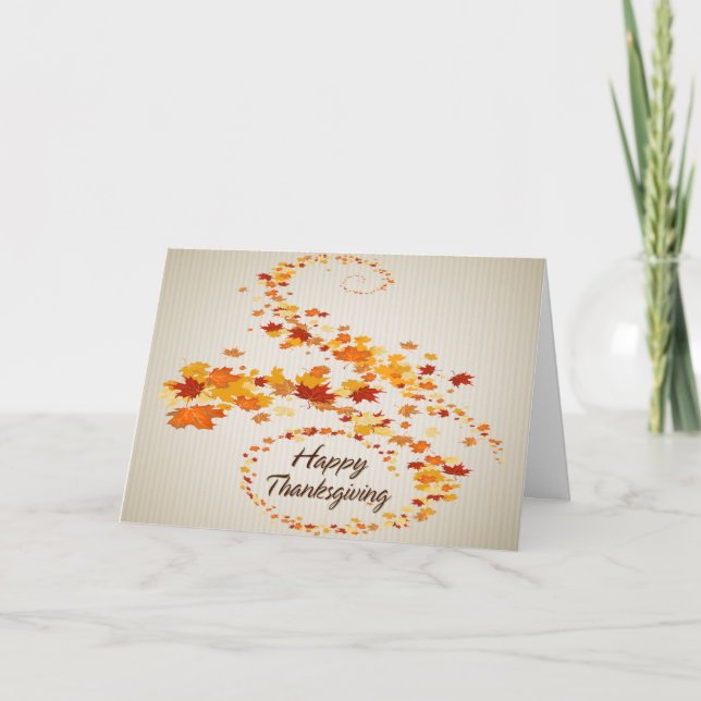 Happy Thanksgiving 4 Card (Front)