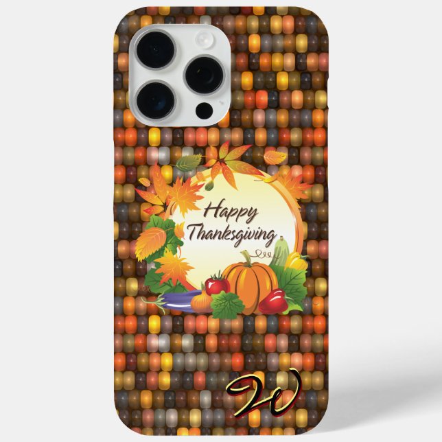 Happy Thanksgiving 5A-13A Options Case-Mate iPhone Case (Back)