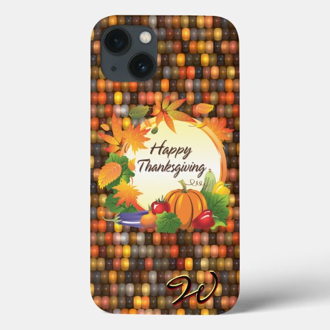 Happy Thanksgiving 5A-13A Options Case-Mate iPhone Case (Back)