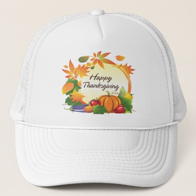 Happy Thanksgiving 5B Hat (Front)