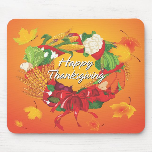 Happy Thanksgiving 6 Mousepad (Front)