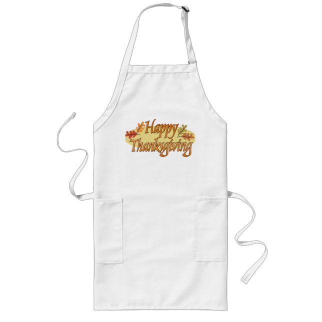 Happy Thanksgiving apron (Front)