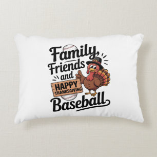 Happy Thanksgiving Autumn Leaves Accent Pillow