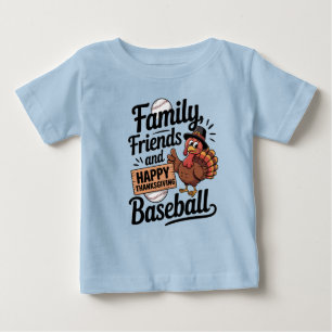 “Happy Thanksgiving Autumn Leaves Baby T-Shirt