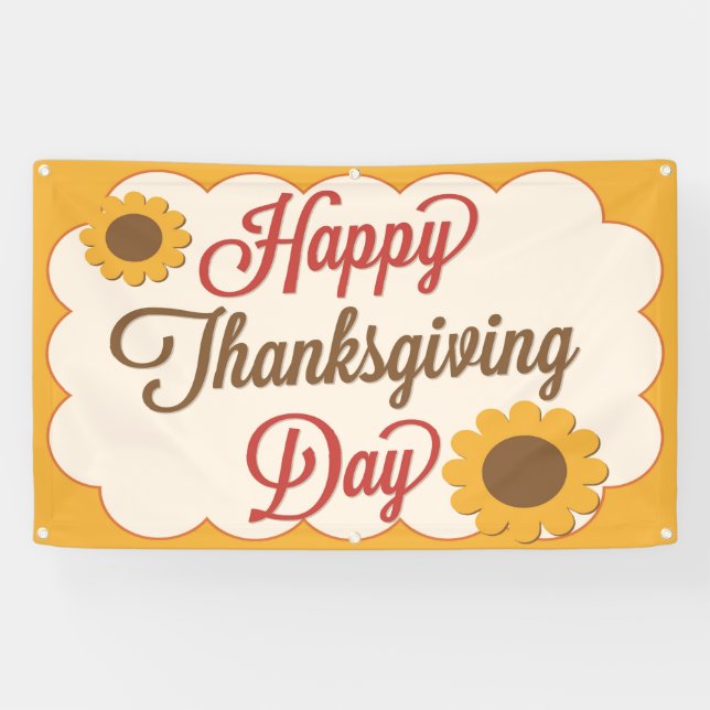 Happy Thanksgiving Banner (Horizontal)