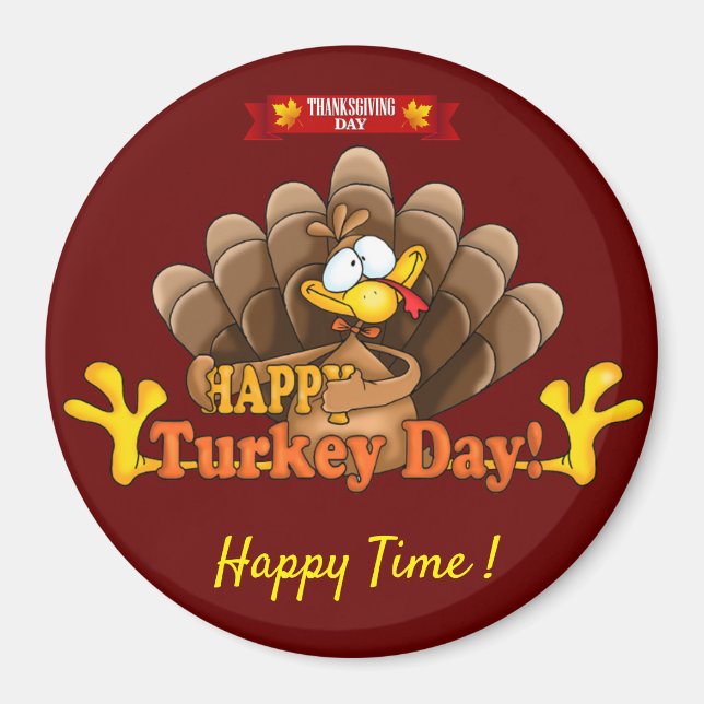 Happy Thanksgiving Best Magnet (Front)