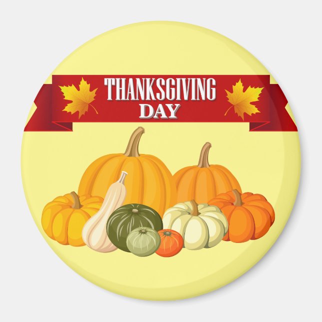 Happy Thanksgiving Best Magnet (Front)