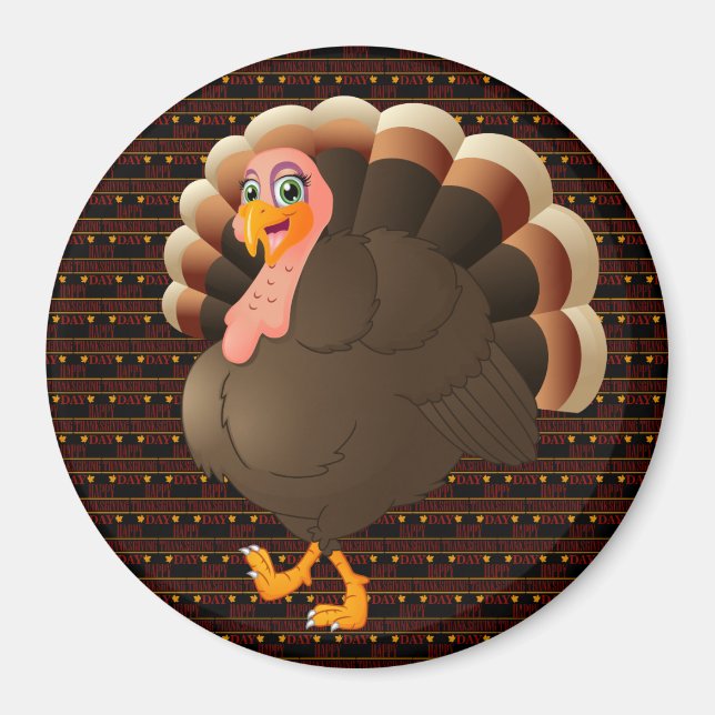 Happy Thanksgiving Best Magnet (Front)
