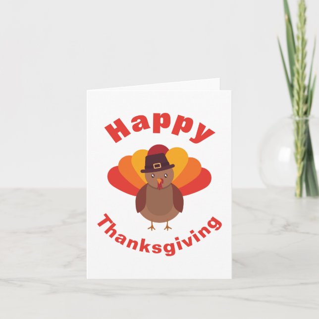 Happy Thanksgiving Card (Front)