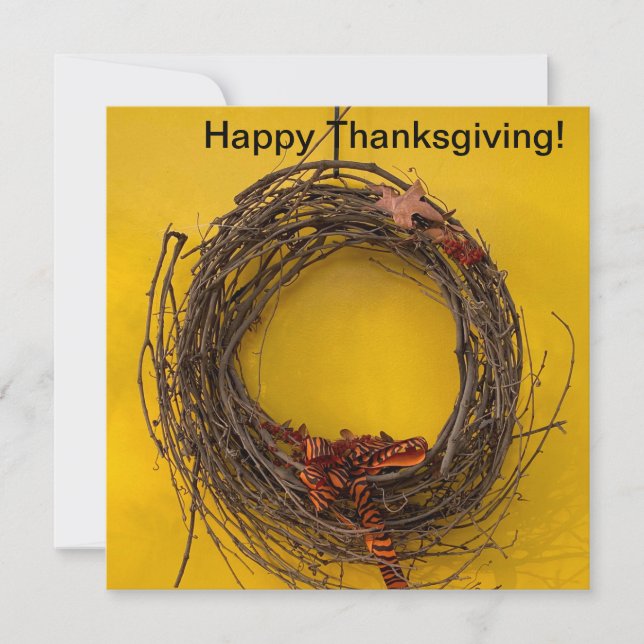 Happy Thanksgiving! Card (Front)