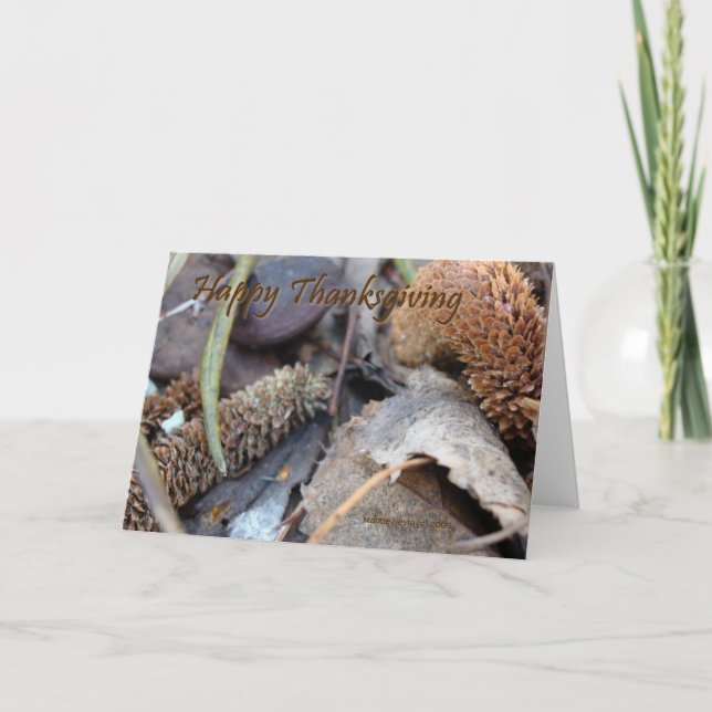 Happy Thanksgiving - Card (Front)