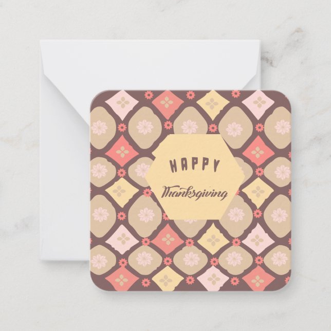Happy Thanksgiving: Card (Front)