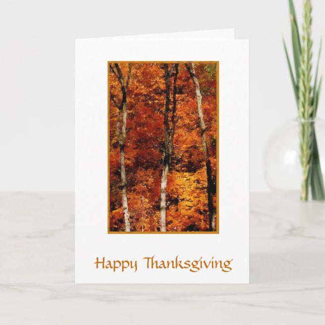 Happy Thanksgiving Card (Front)