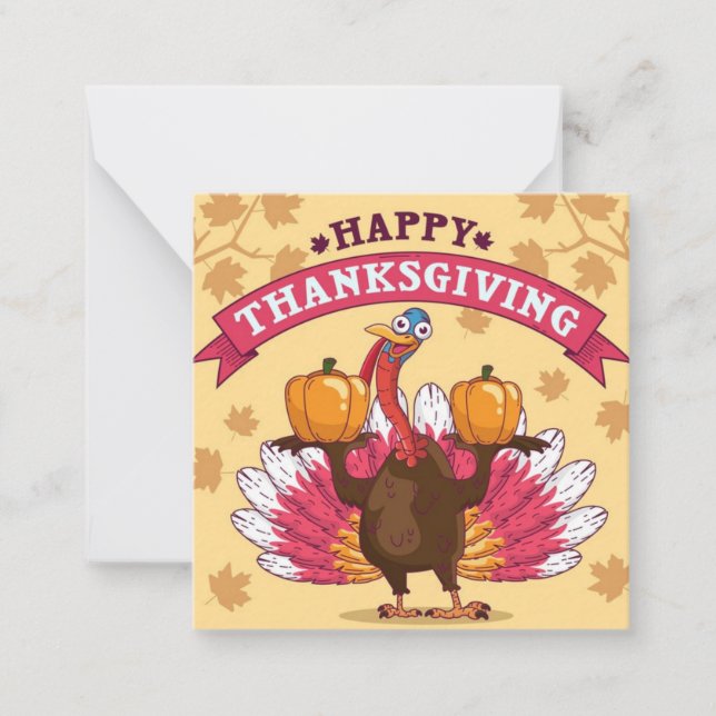 Happy Thanksgiving Card (Front)