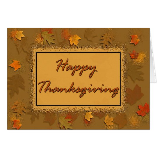 Happy Thanksgiving Card