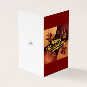 Happy Thanksgiving Card