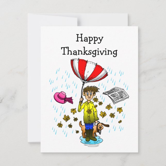 Happy Thanksgiving Card (Front)