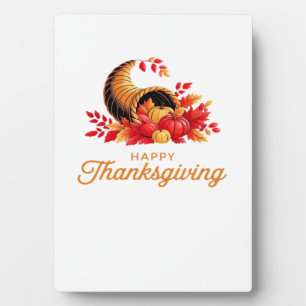 HAPPY THANKSGIVING Classic T-Shirt.png Plaque