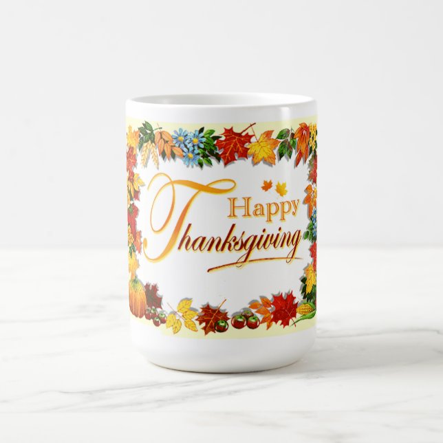 Happy Thanksgiving Coffee Mug (Center)