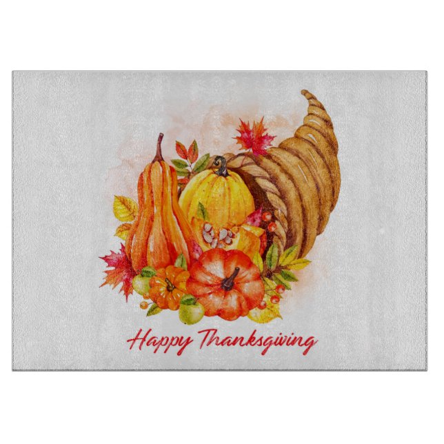 Happy Thanksgiving Cutting Board (Front)