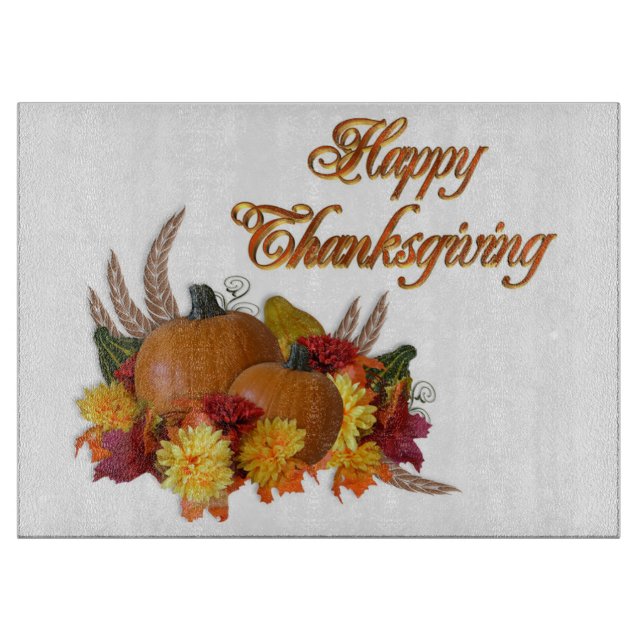Happy Thanksgiving Cutting Board (Front)