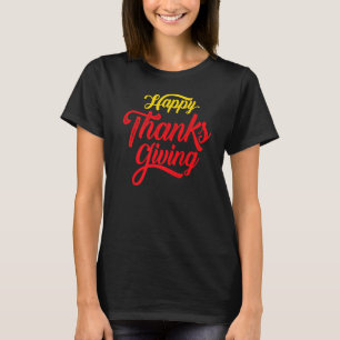 Happy Thanksgiving Day 2022 Cute Little Pilgrim Tu T-Shirt