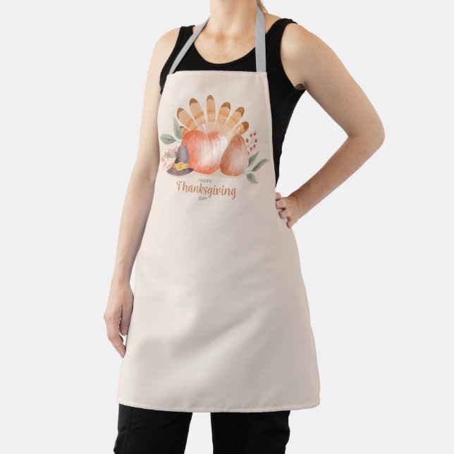 Happy Thanksgiving Day Apron (Insitu)