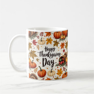 Happy Thanksgiving Day Classic Mug
