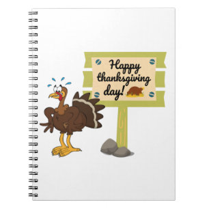Happy Thanksgiving Day Funny Notebook