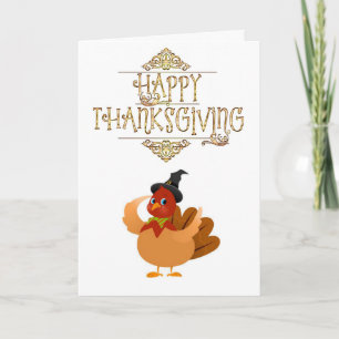 Happy Thanksgiving Day Greeting Card