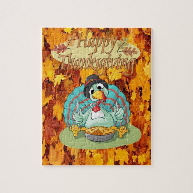 Happy Thanksgiving Day Jigsaw Puzzle (Vertical)
