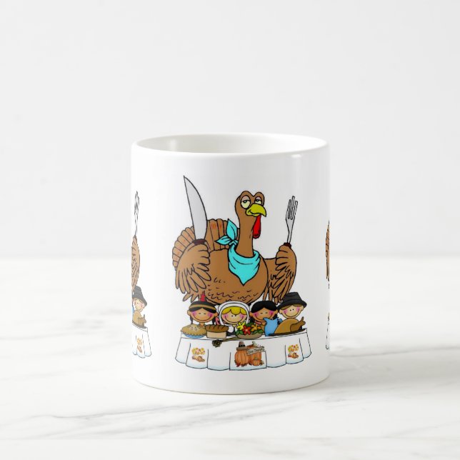 Happy Thanksgiving Day Mugs (Center)