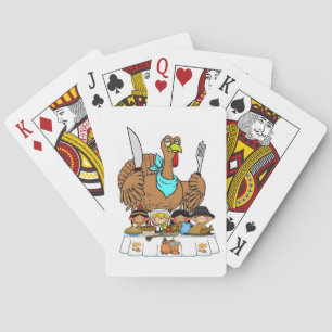 Happy Thanksgiving Day Playing Card Deck