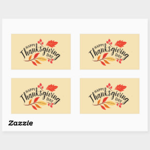Happy Thanksgiving Day Sticker